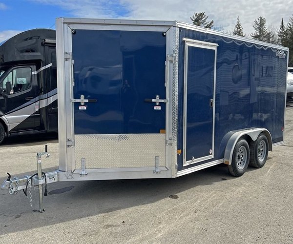 1 2023 High Country 7.5×14 Aluminum 2/3-Place Drive In/Out w/Tapered Ramp Doors
