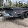 1 2024 RawMaxx 5X10 7K Powder Coated Dump Trailer w/Tarp Kit