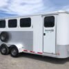 1 2010 Merhow 3 Horse Slant Load Bumper Pull