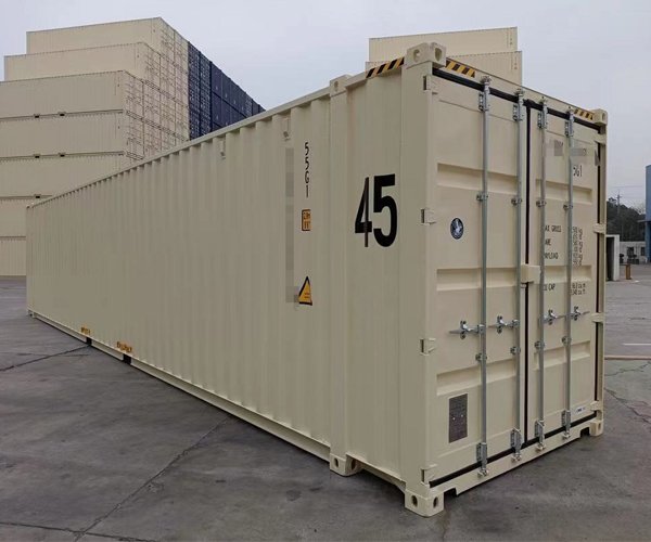 New 45 ft High Cube One Trip Shipping Container