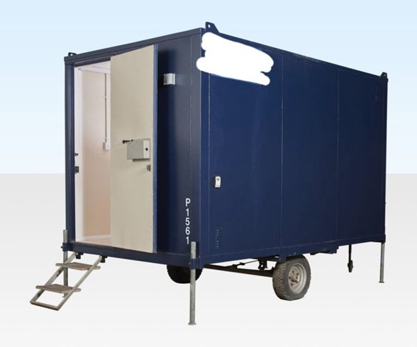 1 12Ft x 7Ft 6in Steel Mobile Anti Vandal Office Cabin