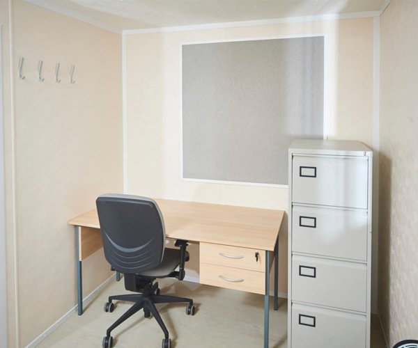 1 12Ft x 8Ft Steel Anti Vandal Office Cabin