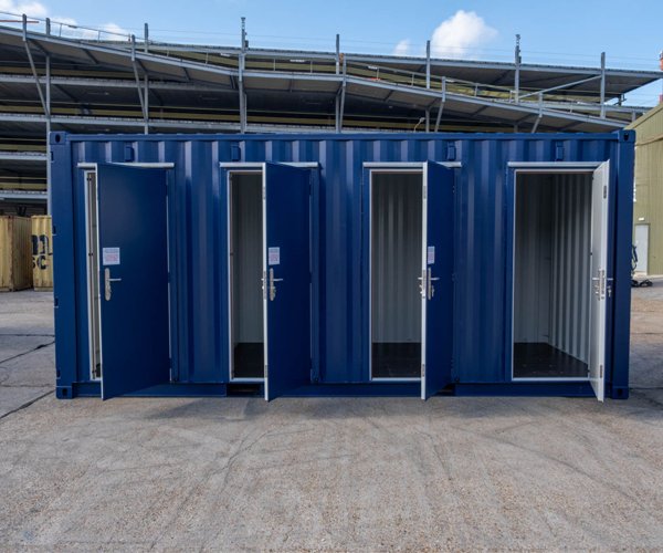 2 20ft 4 Doors Container