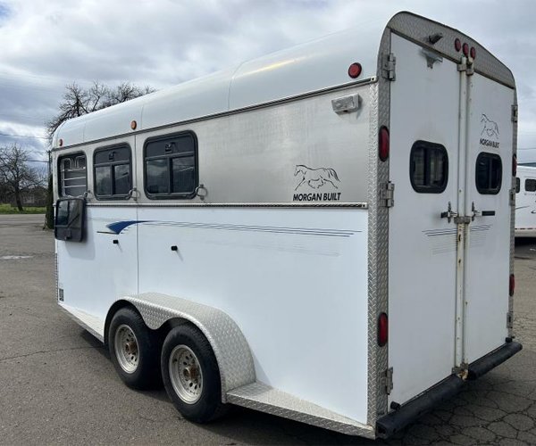 2000 Morgan Built 3 Horse Bumper Pull Horse Trailer