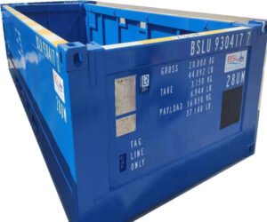 2 20ft Half-height Offshore Open Top Container