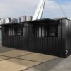 2 20 Foot XL Black Container Bar Perfect for Bars, Events & Businesses