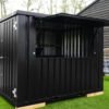 2 Container Pop Up 3×2 Meters Black Ral 9005
