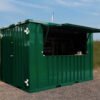 2 Container Pop Up 3×2 Meters Green Ral 6005
