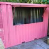 2 Container Pop Up 3×2 Meters Pink Ral 3014
