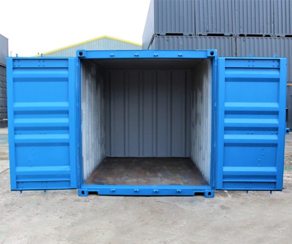 2 10ft New Shipping Container Blue
