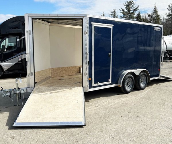 2 2023 High Country 7.5×14 Aluminum 2/3-Place Drive In/Out w/Tapered Ramp Doors