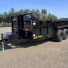 2 2024 Griffin Trailers 7×16 14K Telescopic Dump Trailer w/Ramps & Spare Tire Mount
