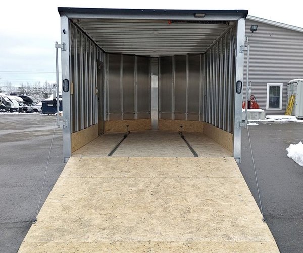 2 2024 Mission Trailers 101×12 Aluminum 2 Place Crossover 3.0 w/Side X Side Pkg, Rear Canopy