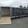 2 2024 Mission Trailers 101×24 Aluminum 4/5-Place Drive In/Out Deckover w/Galvanized Pkg, Canopy