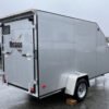 2 2024 Mission Trailers 60×12 Aluminum Single Place Crossover w/Galvanized Package, Rear Canopy
