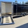 2 2024 Sno Pro 7.5×22 Aluminum 4-Place Drive In/Out w/Extra Height, Mats & Guides, Canopy