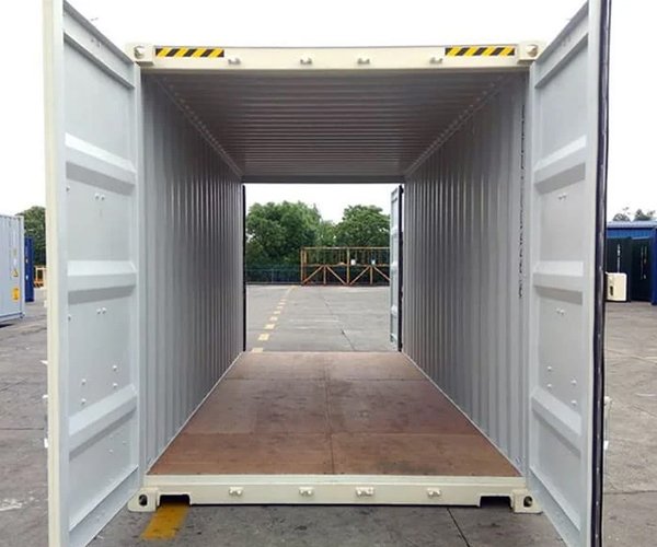 3 Double Door Shipping Containers 20ft