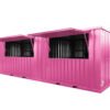3 20 Foot Pink Container Bar Durable, Portable & Easy to Assemble
