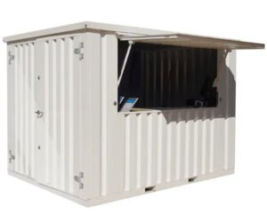 3 Container Pop Up 4×2 Meters Xl White Ral 9016