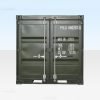 3 8Ft One Trip Shipping Container (Green)