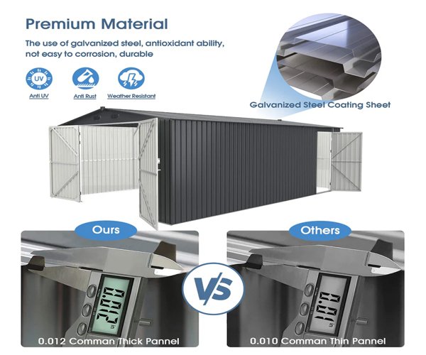 New Metal Storage Shed For Sale