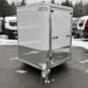 3 2024 E-Z Hauler 7×24 Aluminum 4-Place Drive In/Out w/Tapered Ramps, Rear Canopy