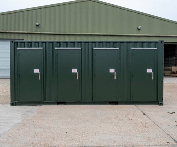 3 20ft 4 Doors Container