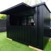 4 Container Pop Up 3×2 Meters Black Ral 9005