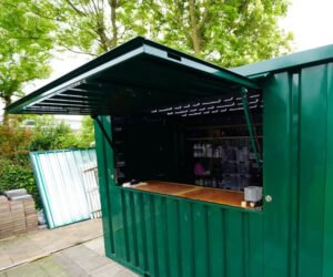 4 Container Pop Up 4×2 Meters Xl Green Ral 6005