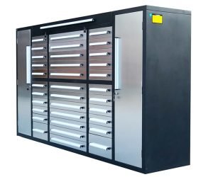 4 9ft Storage Cabinet 34 Drawers