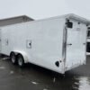 4 2024 E-Z Hauler 7×24 Aluminum 4-Place Drive In/Out w/Tapered Ramps, Rear Canopy