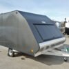 4 Mission Trailers 101×12 Aluminum 2-Place Crossover w/Mats & Guides, Rear Canopy