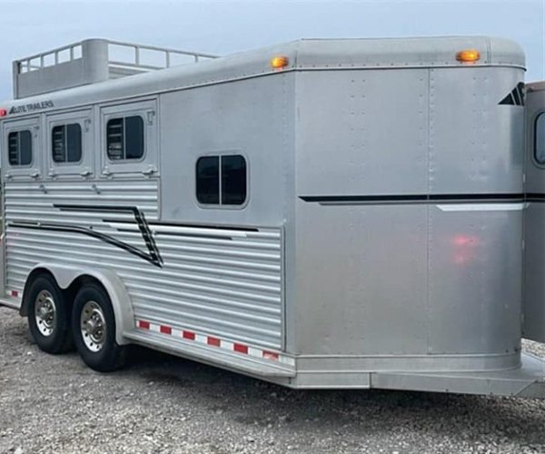 1999 Elite Custom 3 Horse Trailer
