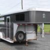 4 2018 Adam 7304GN 3 Horse Trailer