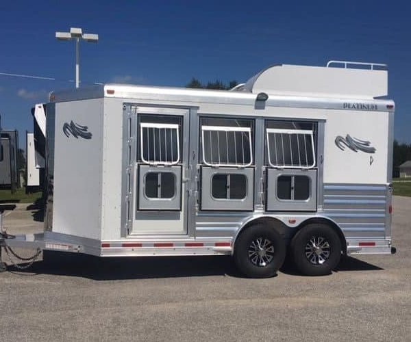 4 2018 Platinum Coach 3 Horse Bumper Pull